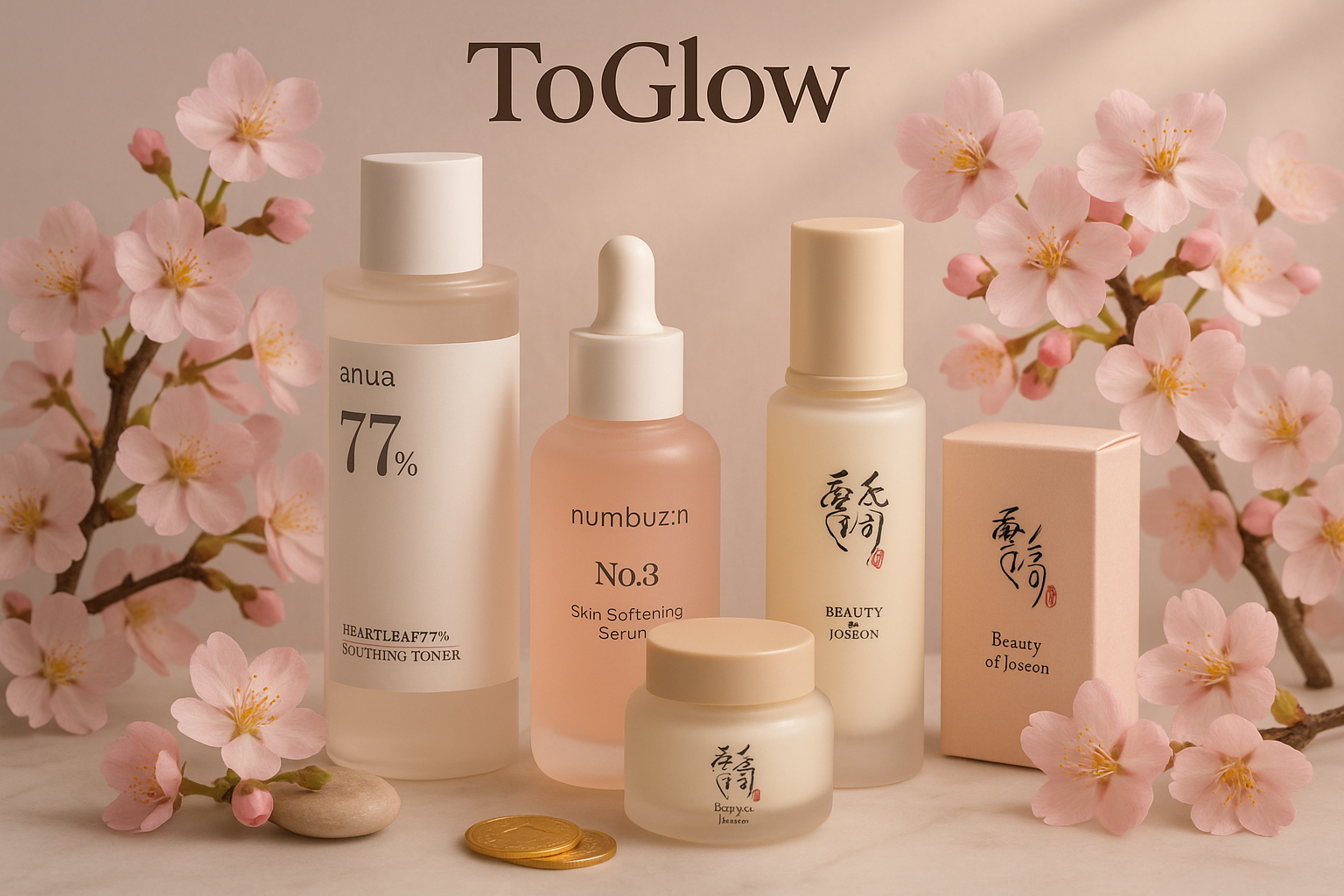 remove the hands and use brands anua, numbuzin and beauty of joseon on the product instead